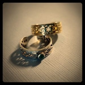 PSCL Silver & Gold Rings